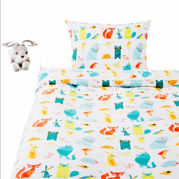 Ikea Bedding Nwt Ikea Lattjo Animal Theme Fullqueen Duvet Set Poshmark